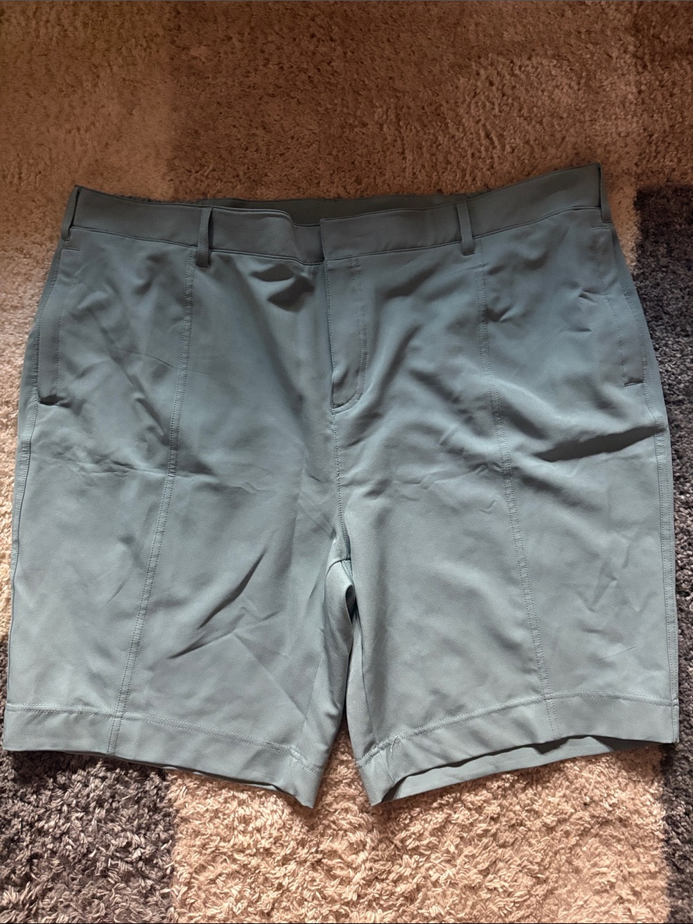 Women's Athletic Stretch Shorts - Sage Green